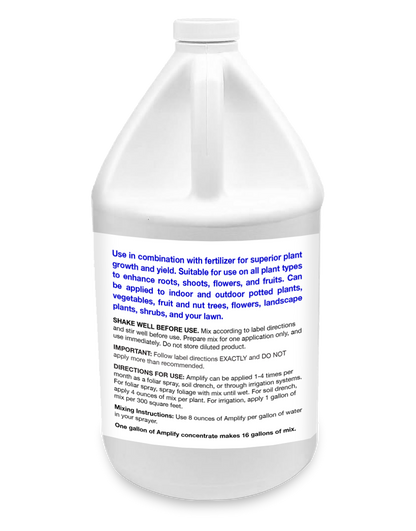 Amplify - Root and plant performance treatment for every plant you grow. New smaller sizes!